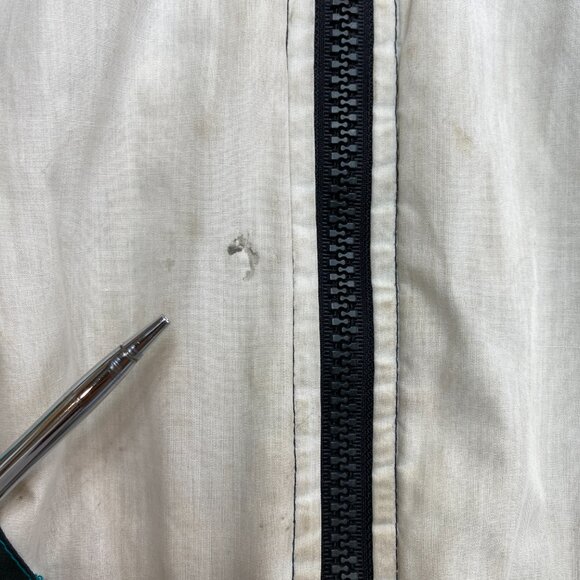 Vtg Miami Dolphins Puffer Jacket Men's L Pro Player Daniel Young Windbreaker - Picture 5 of 16